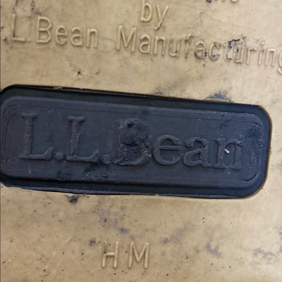 L.L. Bean Duck Boots Lace Up Leather Top Made in Maine Men’s HM - Picture 8 of 9